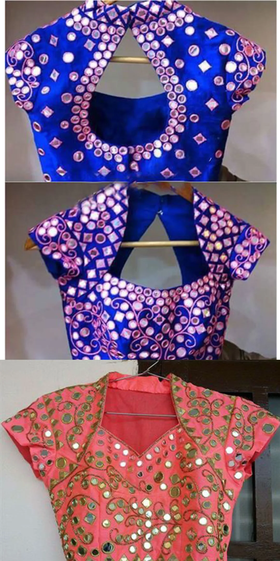 Mirror Work Blouse Designs | Indus Appstore | Screenshot