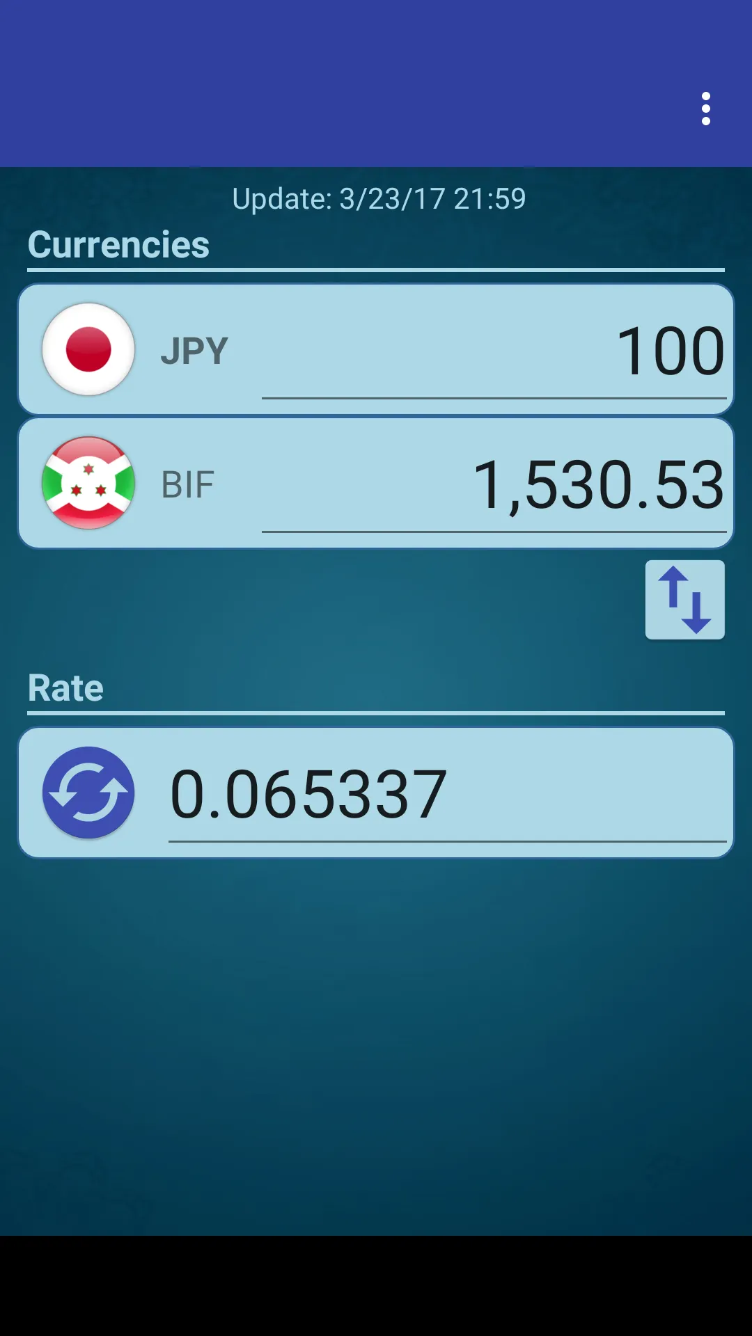 Japan Yen x Burundian Franc | Indus Appstore | Screenshot