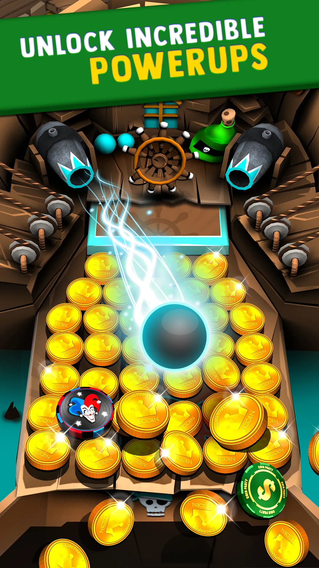 Pirates Gold Coin Party Dozer | Indus Appstore | Screenshot