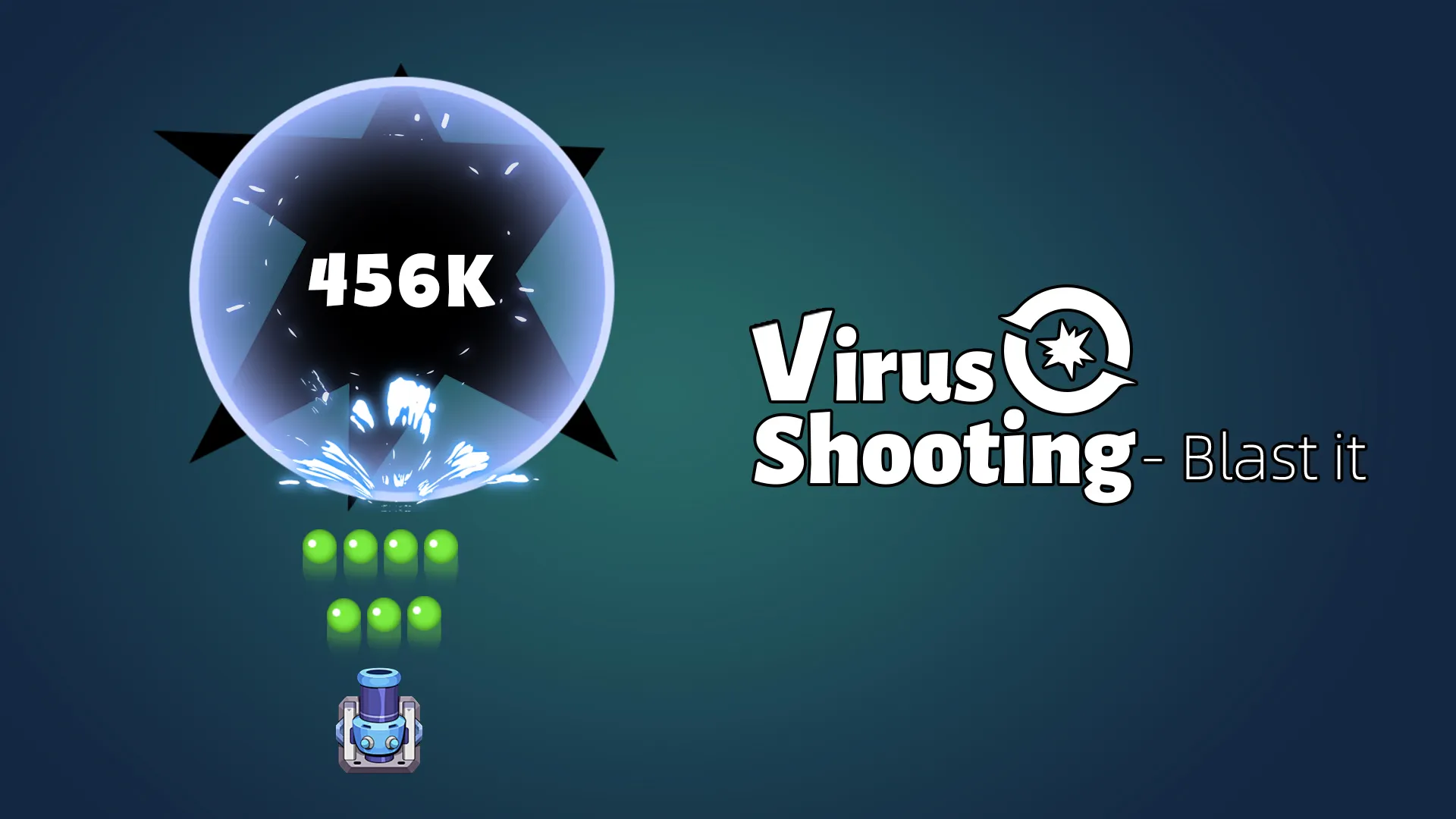 Virus Shooting -  Blast it | Indus Appstore | Screenshot