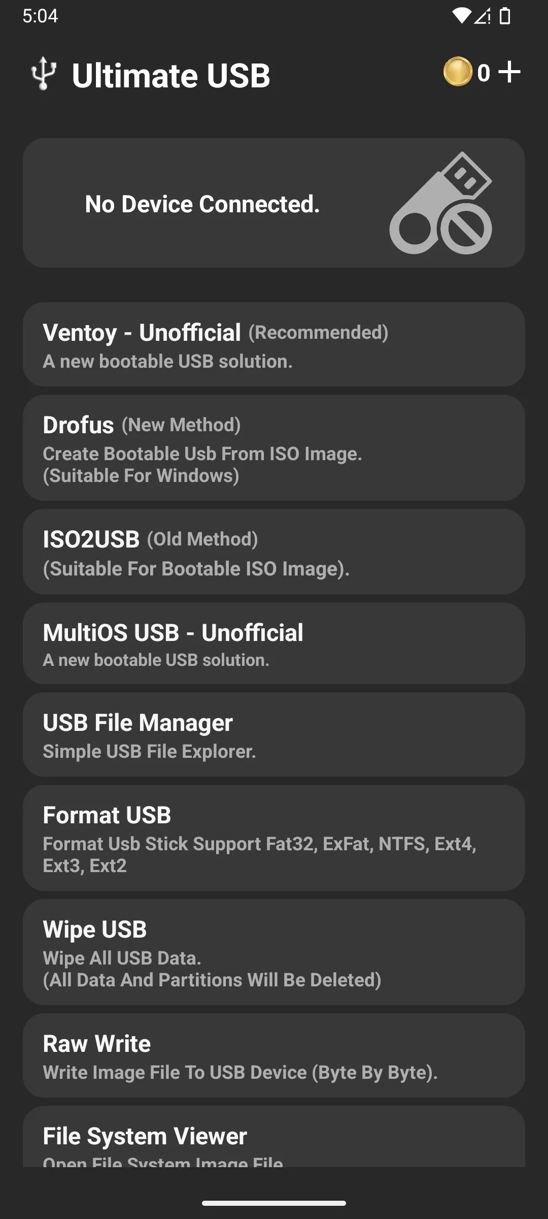 Ultimate USB (All-In-One Tool) | Indus Appstore | Screenshot