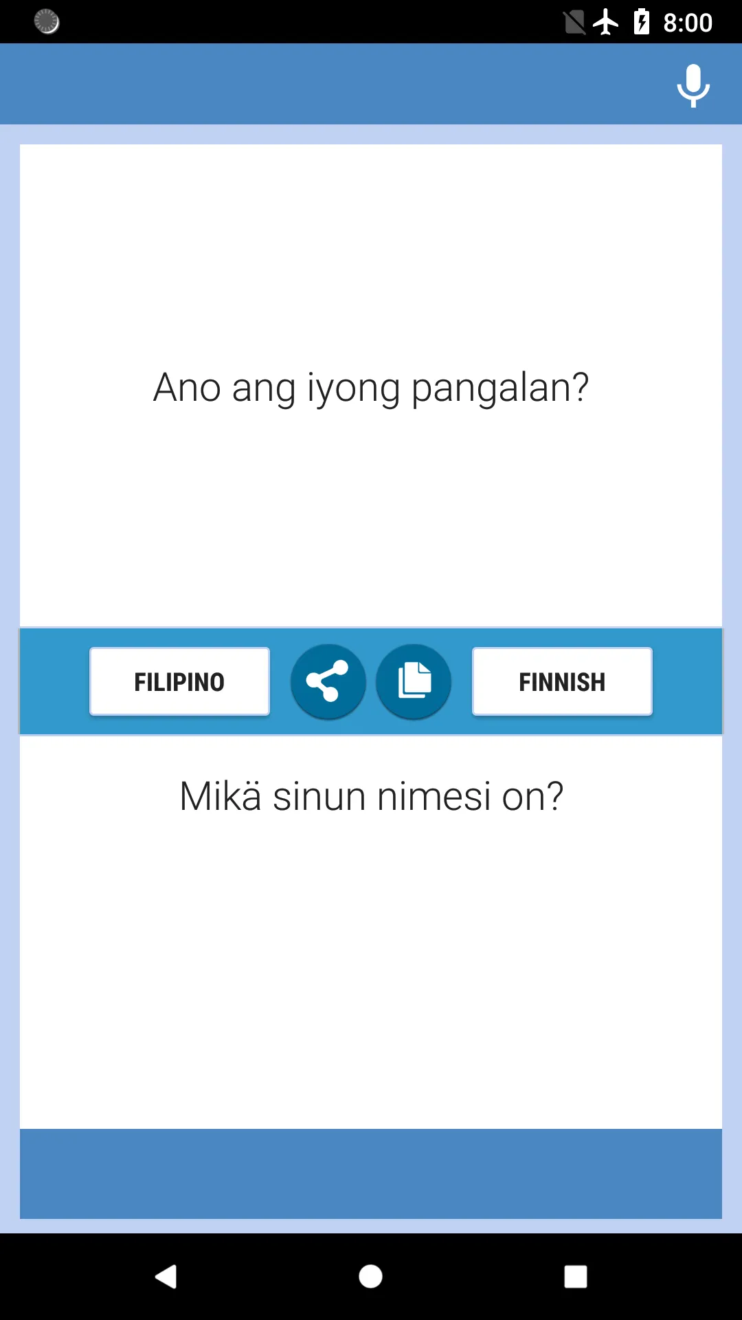 Filipino-Finnish Translator | Indus Appstore | Screenshot