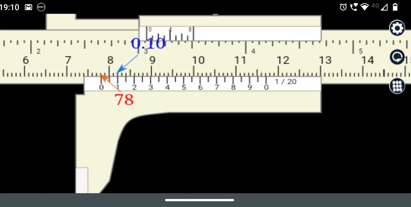 Metric vernier caliper | Indus Appstore | Screenshot