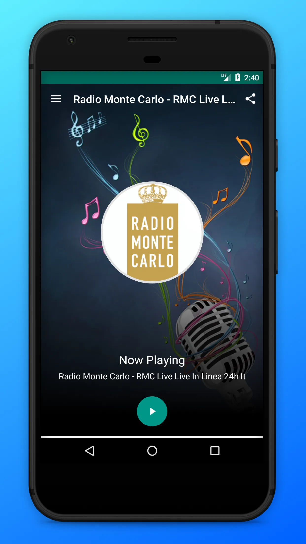 RMC Radio Montecarlo App IT | Indus Appstore | Screenshot