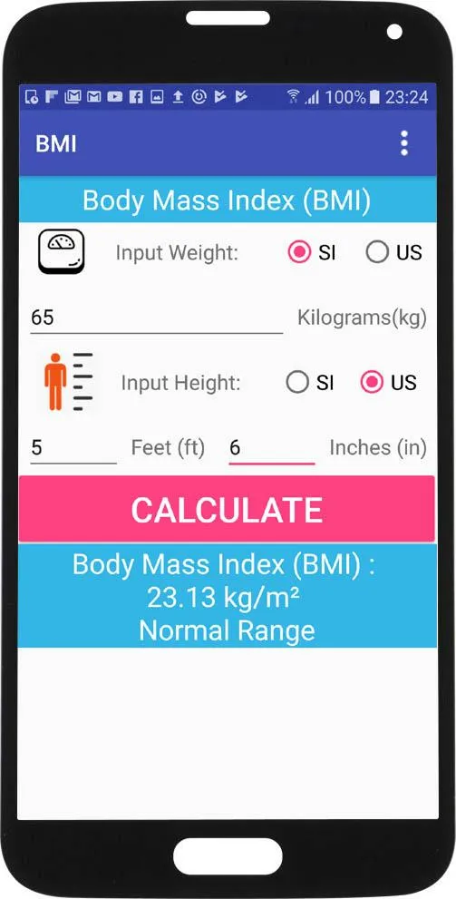 BMI Calculator | Indus Appstore | Screenshot