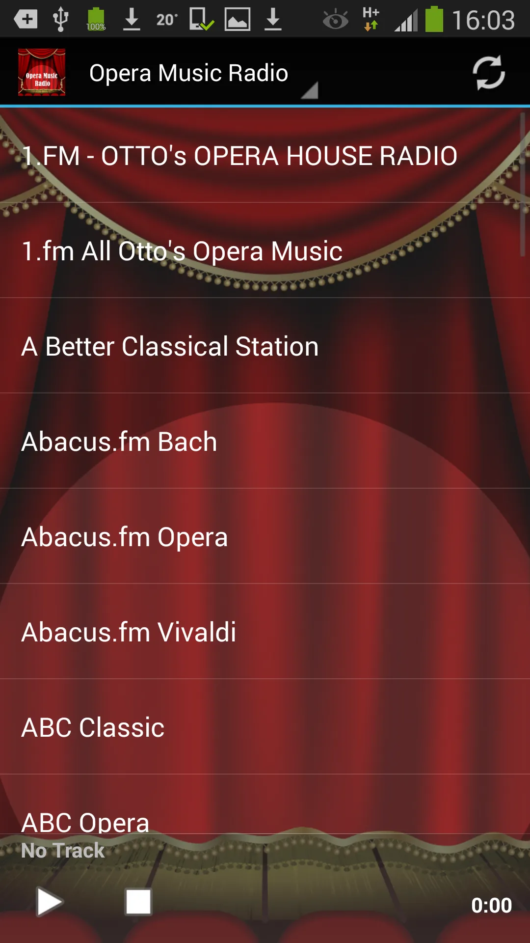 Opera Music Radio | Indus Appstore | Screenshot