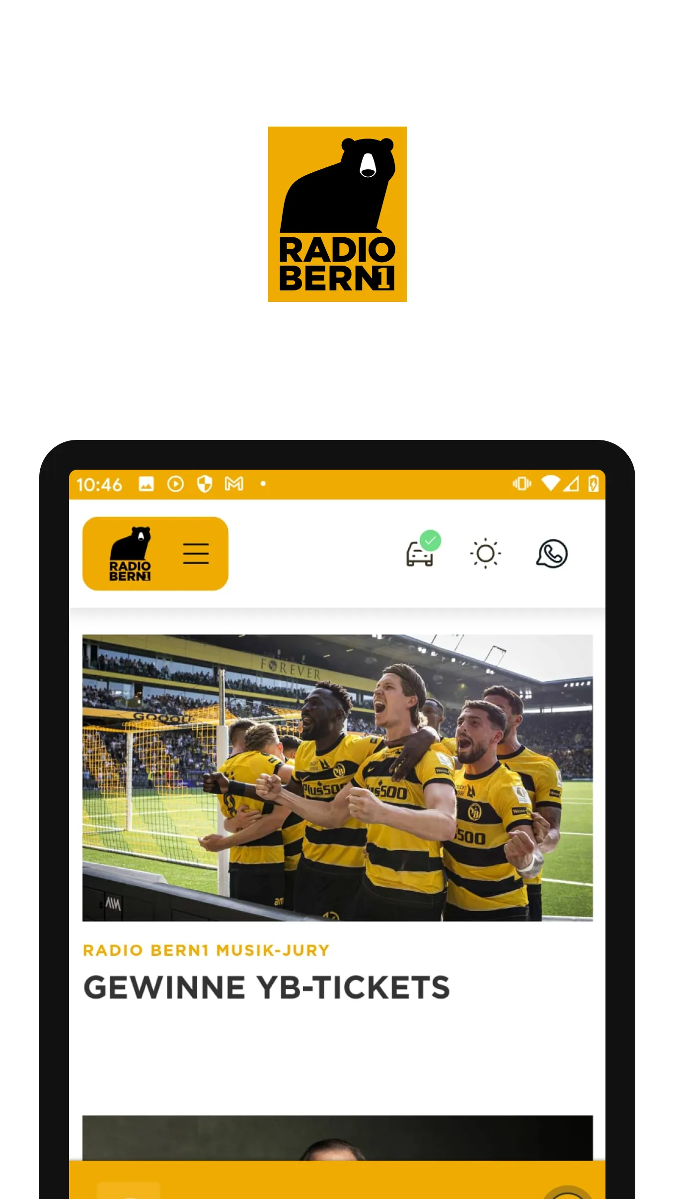 RADIO BERN1 | Indus Appstore | Screenshot