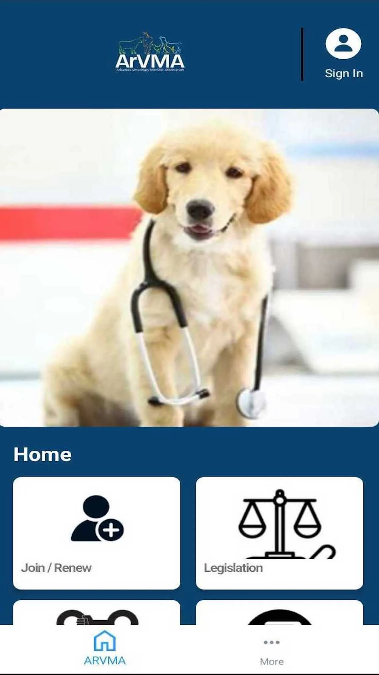 Ark Vet Medical Association | Indus Appstore | Screenshot