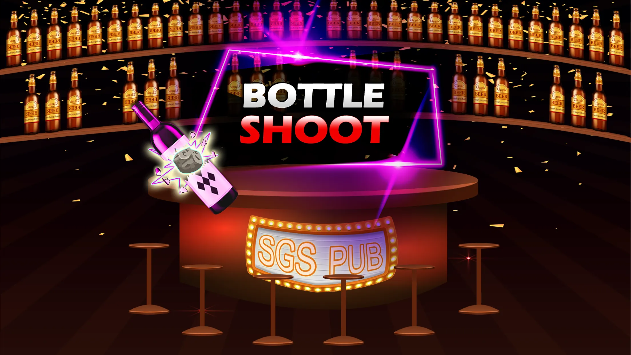 Bottle Shoot Game Forever | Indus Appstore | Screenshot