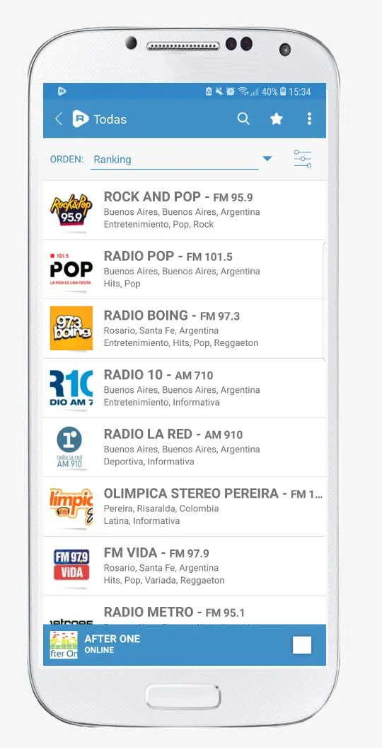 Radios Online FM y AM Raddios | Indus Appstore | Screenshot