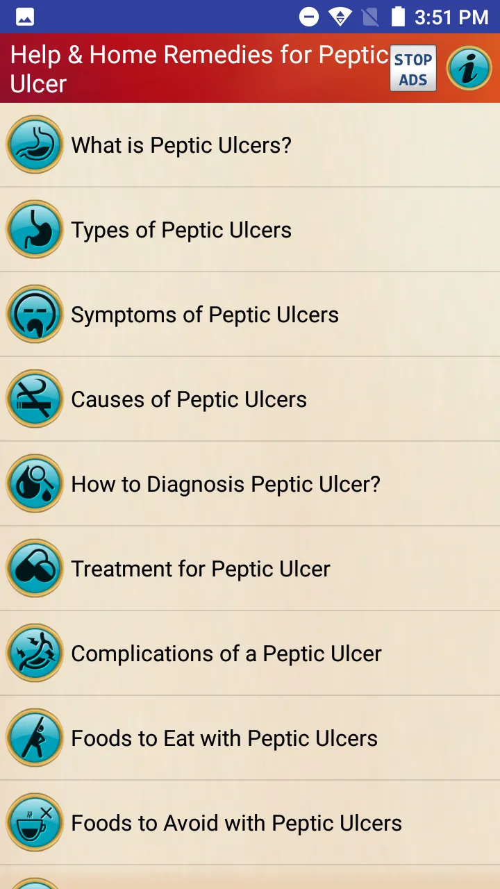 Peptic Ulcers Help & Diet Tips | Indus Appstore | Screenshot