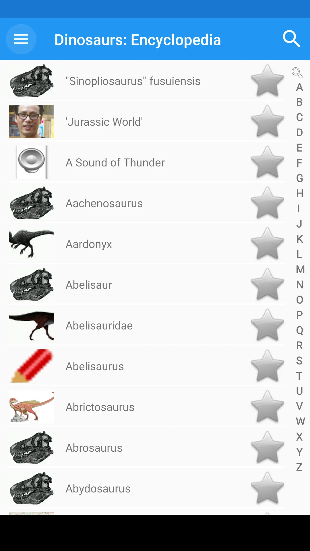 Dinosaurs: Encyclopedia | Indus Appstore | Screenshot