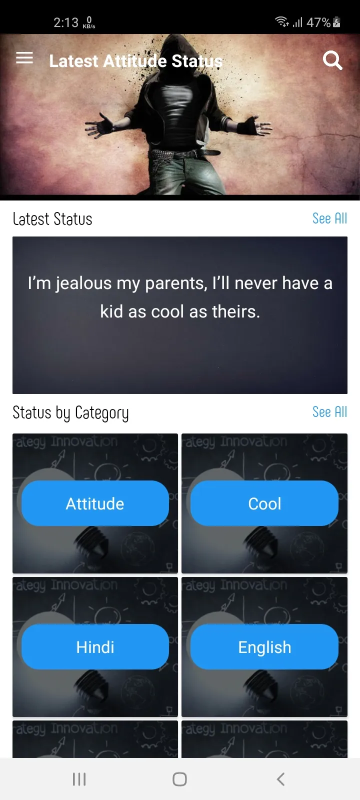 Attitude Status & Shayari | Indus Appstore | Screenshot