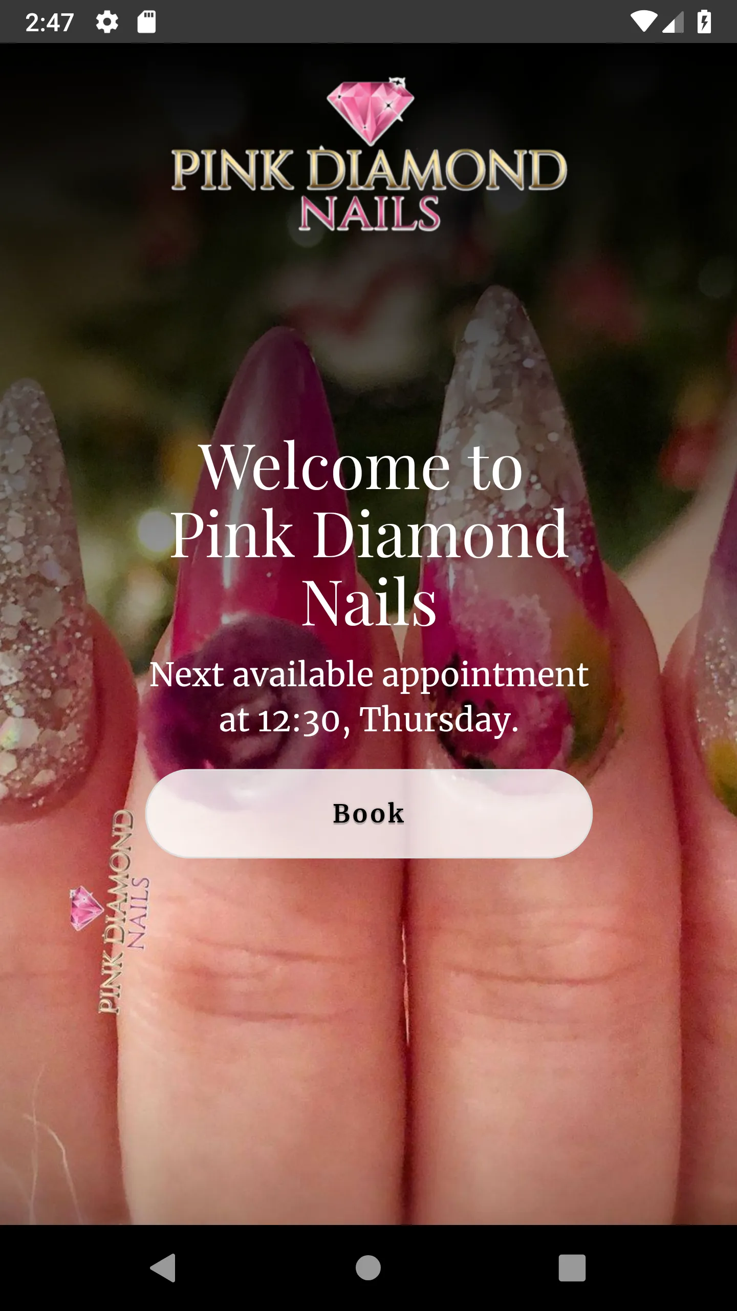 Pink Diamond Nails | Indus Appstore | Screenshot