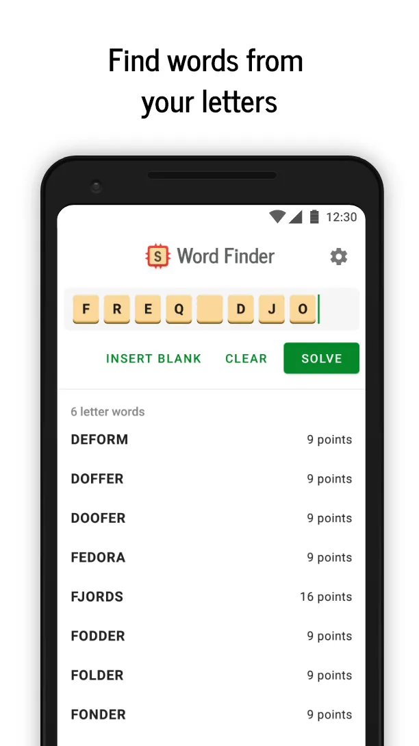 Word Finder for SCRABBLE: Chea | Indus Appstore | Screenshot