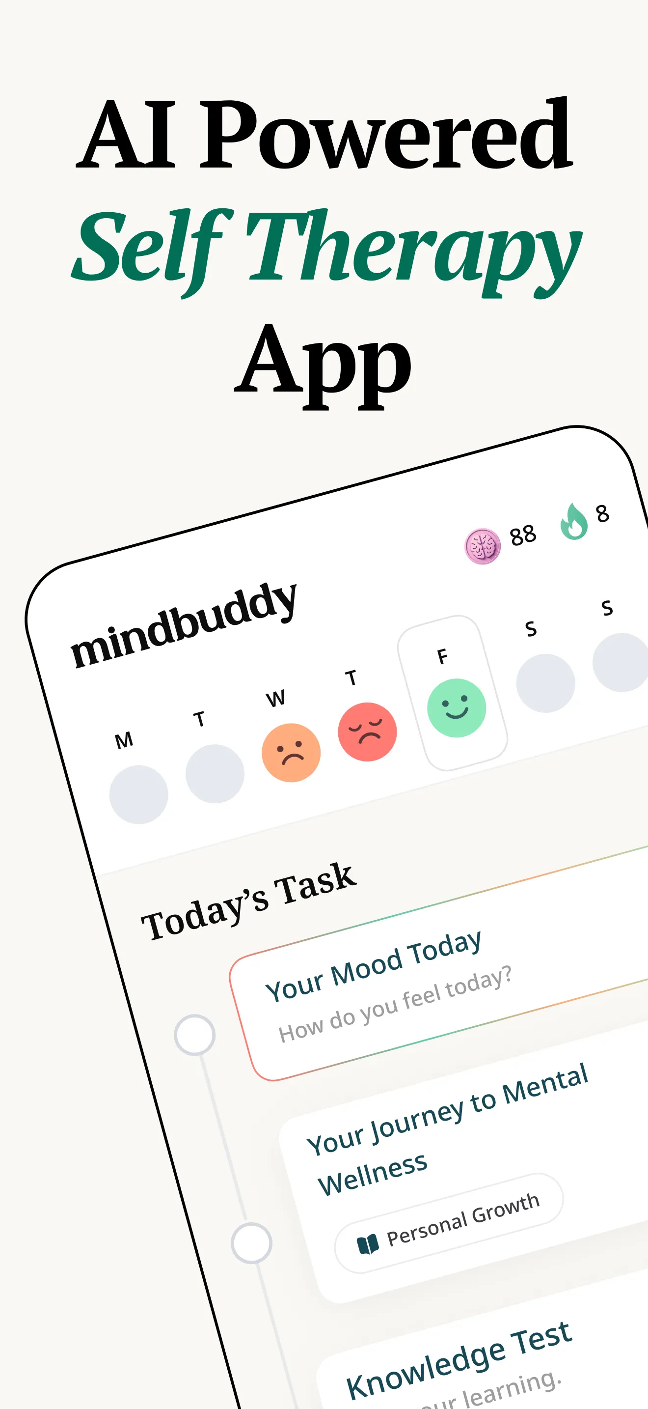 MindBuddy: Mood Journal & CBT | Indus Appstore | Screenshot
