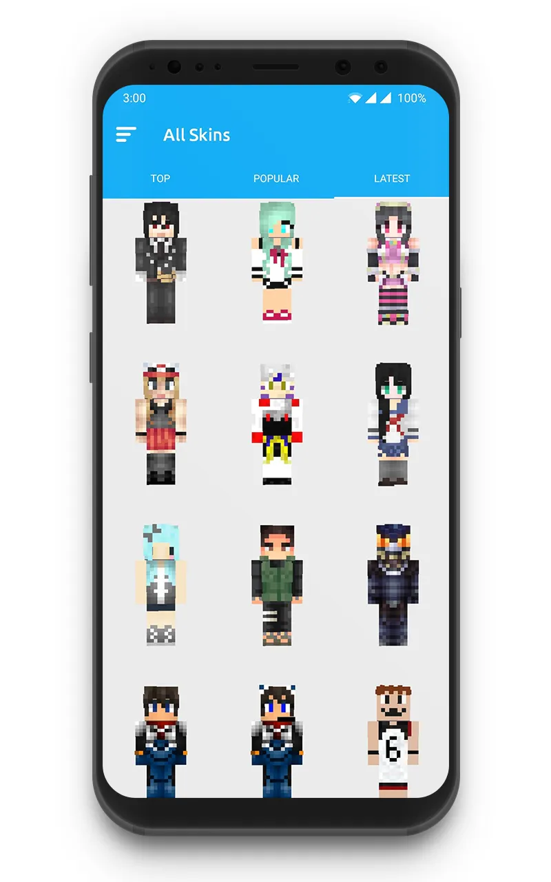 Anime Skins | Indus Appstore | Screenshot