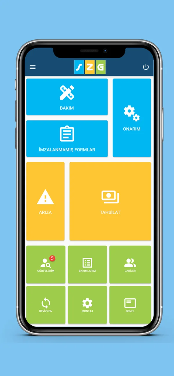 SZG Bakım Mobil | Indus Appstore | Screenshot