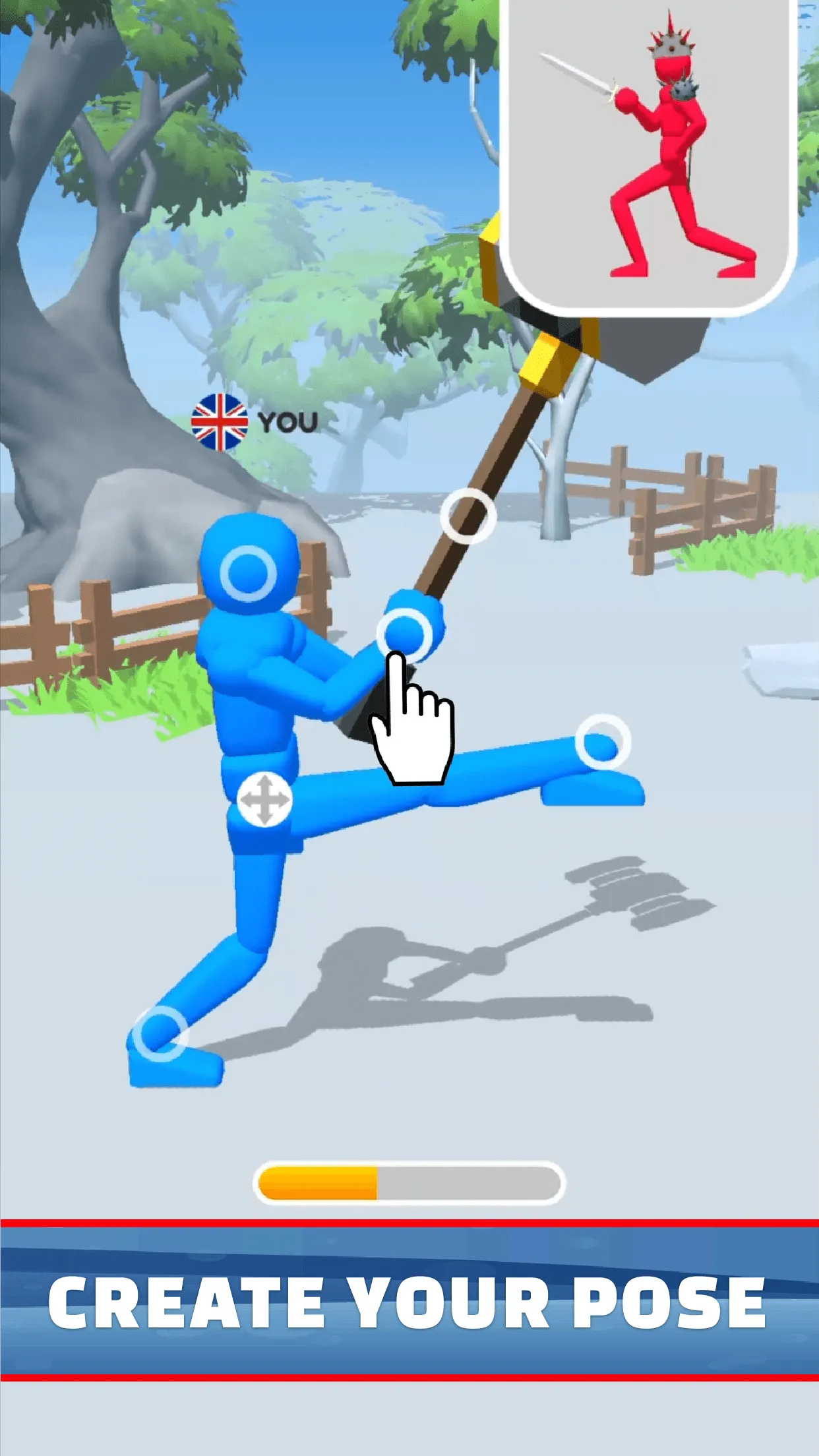 Fight Pose - Stickman Clash | Indus Appstore | Screenshot