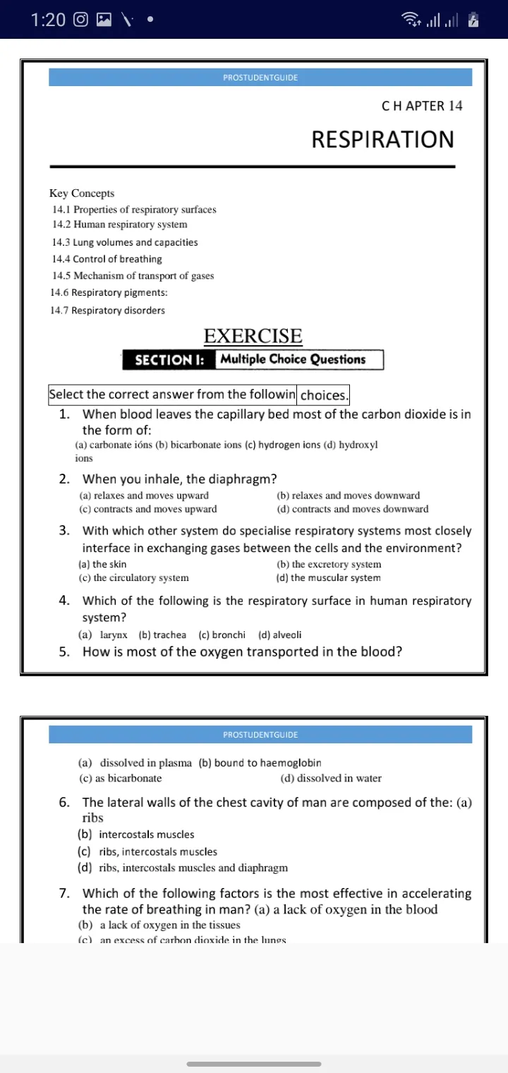 12th Class Biology Notes | Indus Appstore | Screenshot