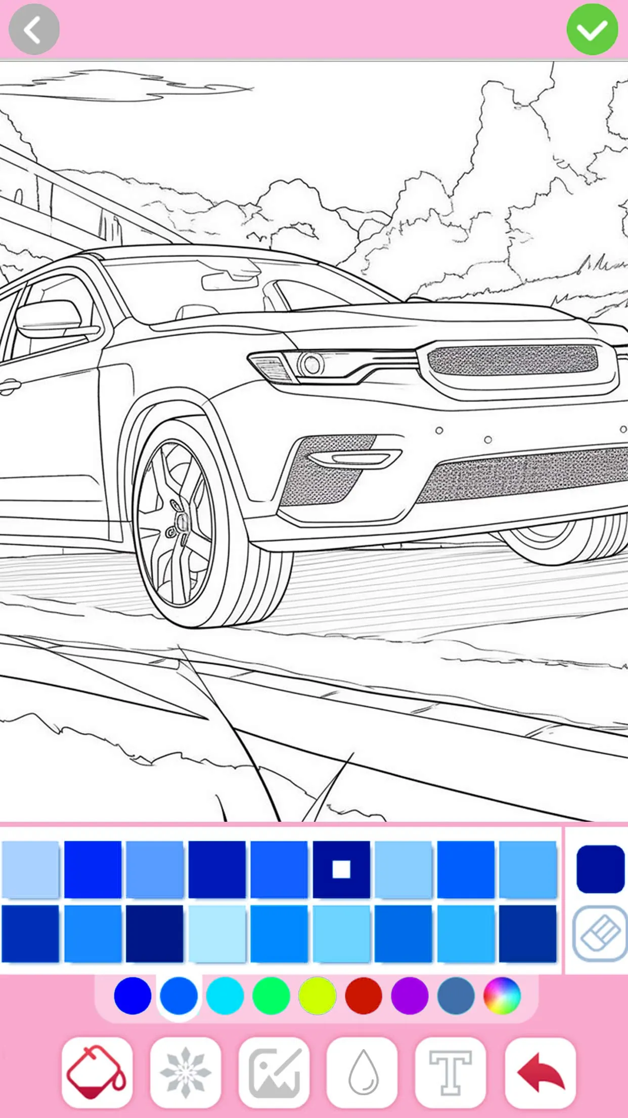 Car coloring games - Color car | Indus Appstore | Screenshot