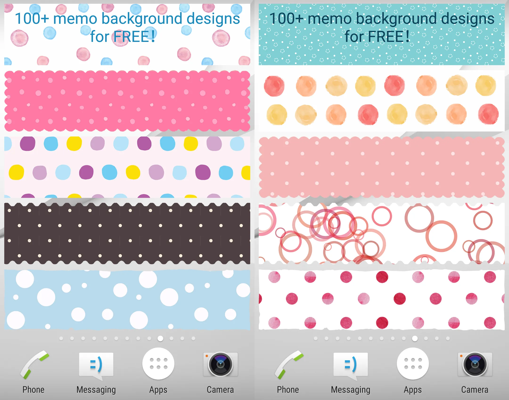 Sticky Memo Notepad *Dots* 3 | Indus Appstore | Screenshot