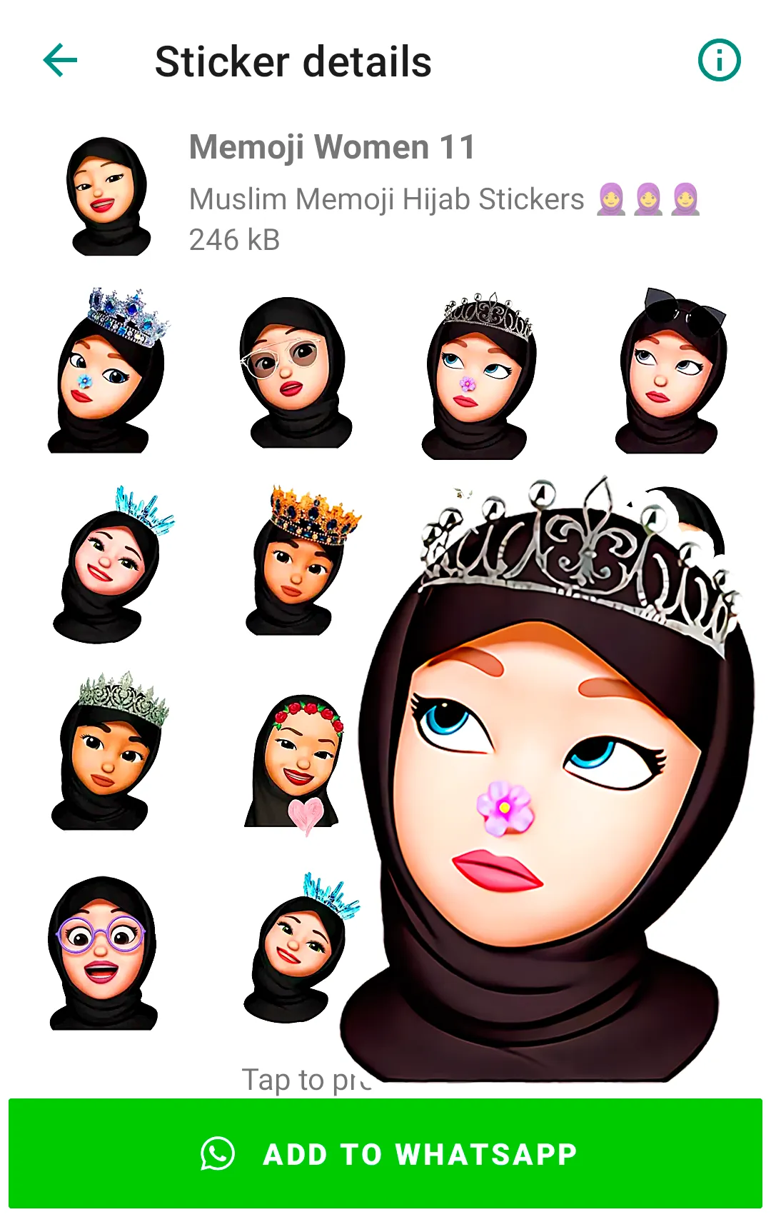 Memoji Islamic Muslim Stickers | Indus Appstore | Screenshot