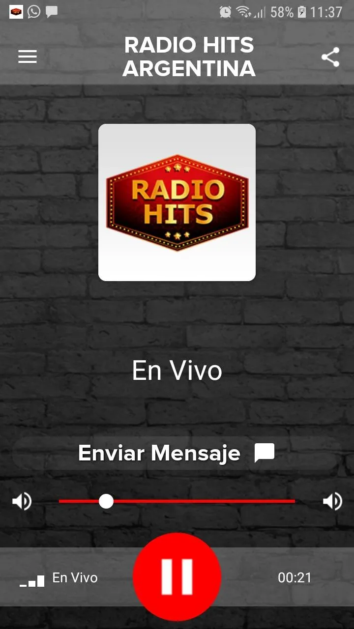 Radio hits argentina | Indus Appstore | Screenshot