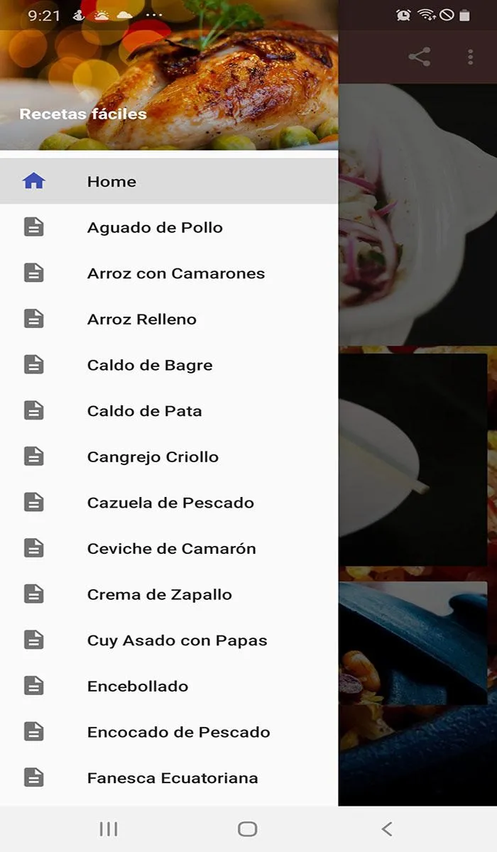 Comida Ecuatoriana, Recetario | Indus Appstore | Screenshot