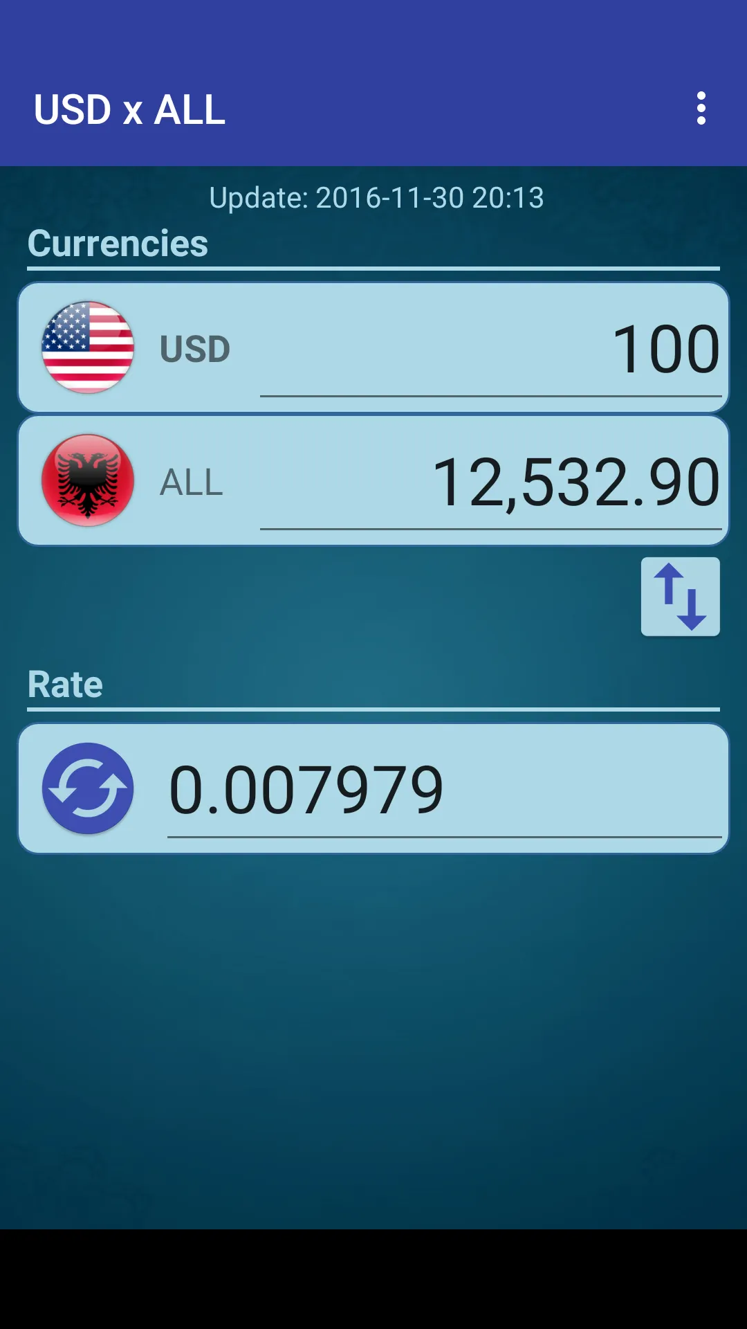 US Dollar to Albanian Lek | Indus Appstore | Screenshot