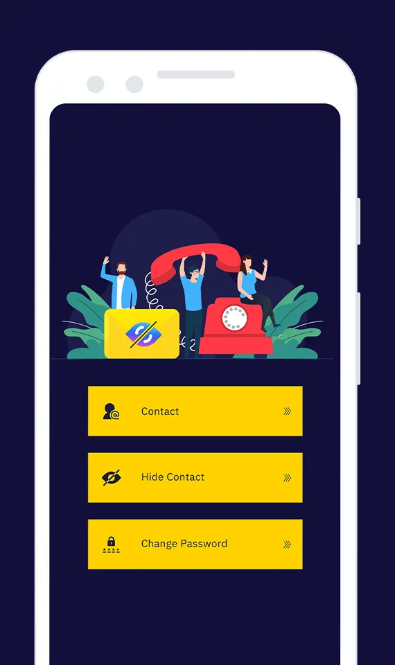 Hide contact - Hide phone numb | Indus Appstore | Screenshot