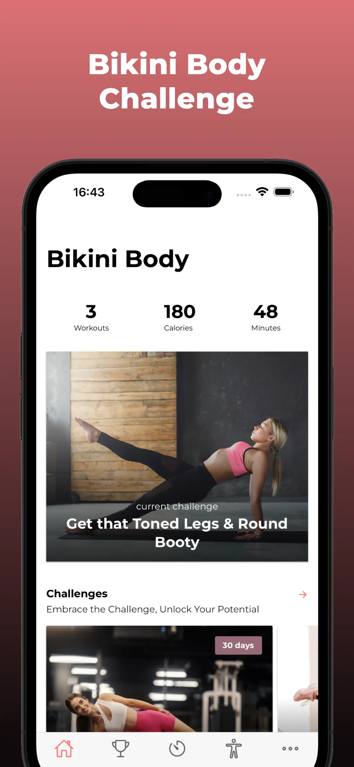 30 Day Bikini Body Challenge | Indus Appstore | Screenshot