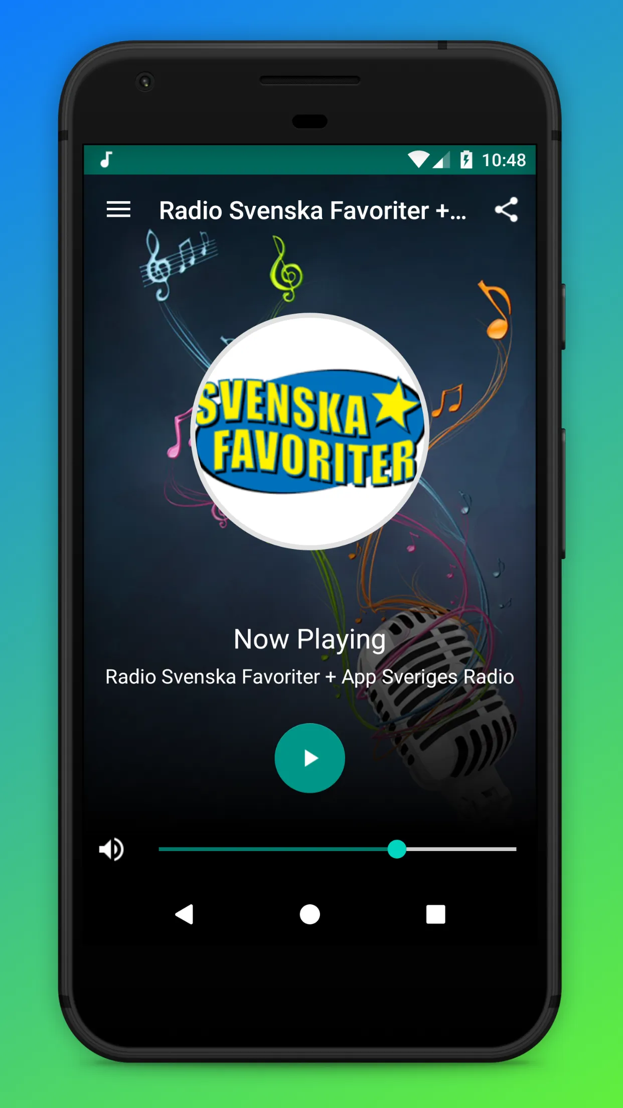 Svenska Radio Favoriter App SE | Indus Appstore | Screenshot