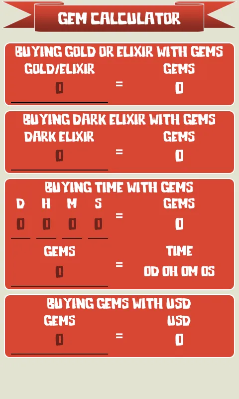 🏰 Gem Calculator for Clash of | Indus Appstore | Screenshot