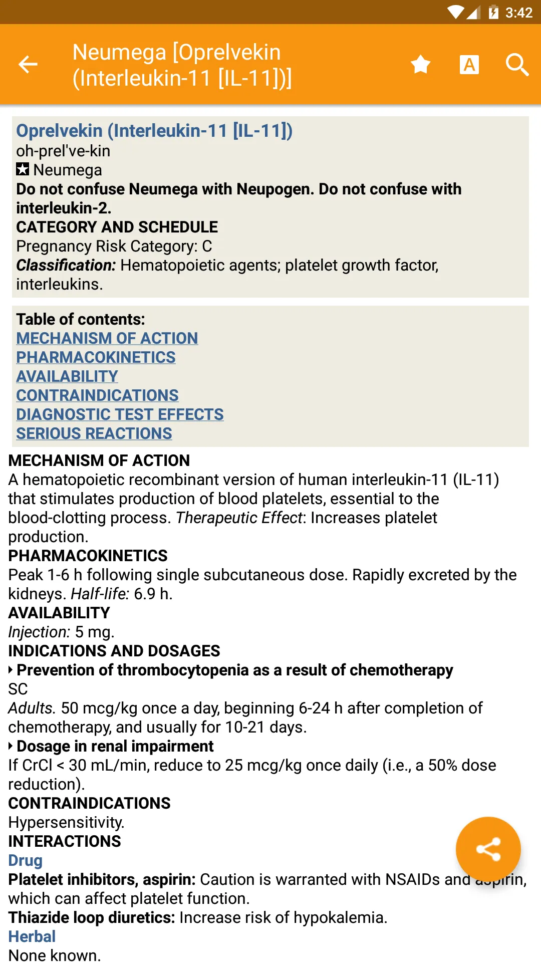 Mosby's Drug Reference | Indus Appstore | Screenshot