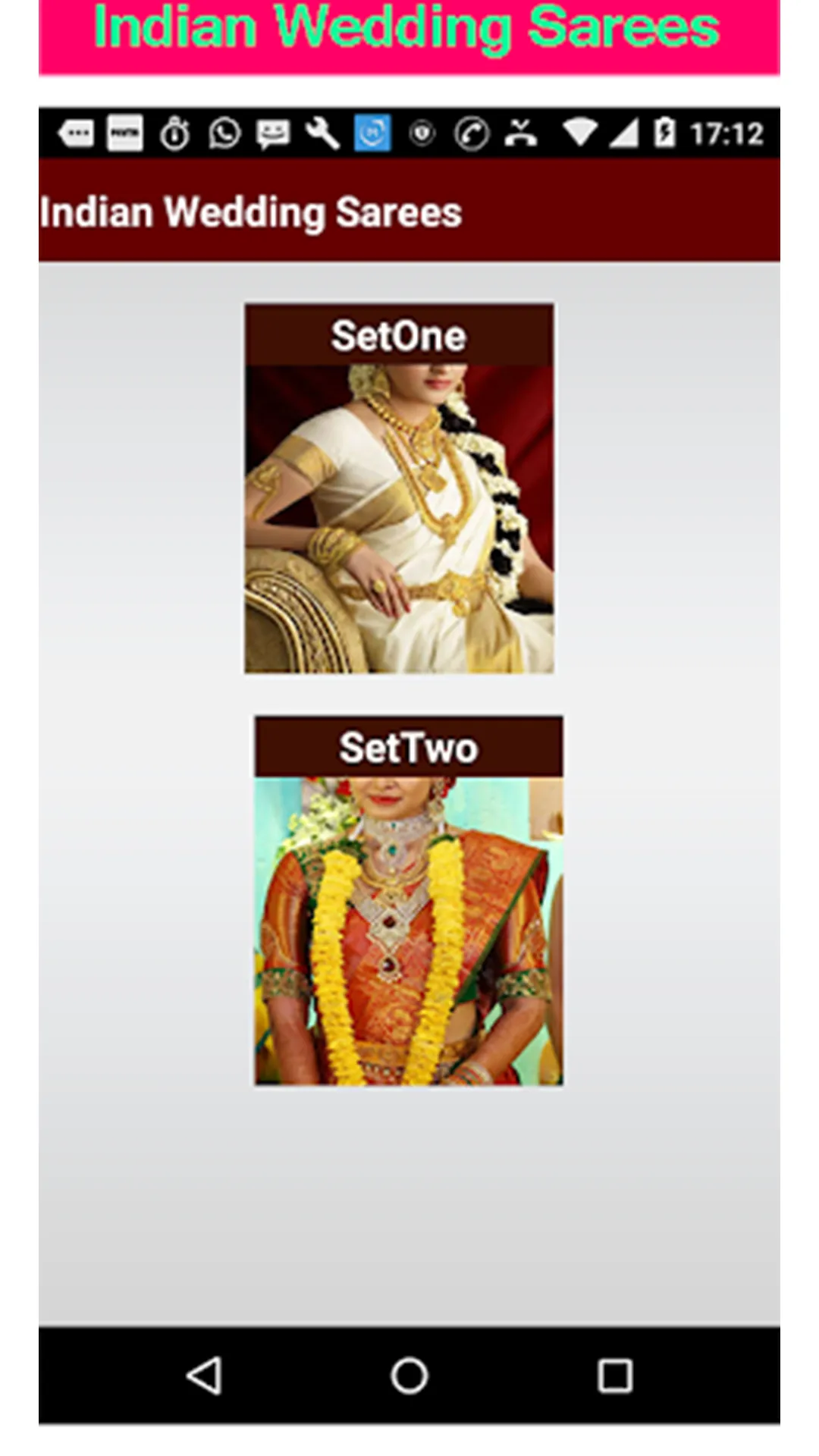 Indian Wedding Sarees | Indus Appstore | Screenshot