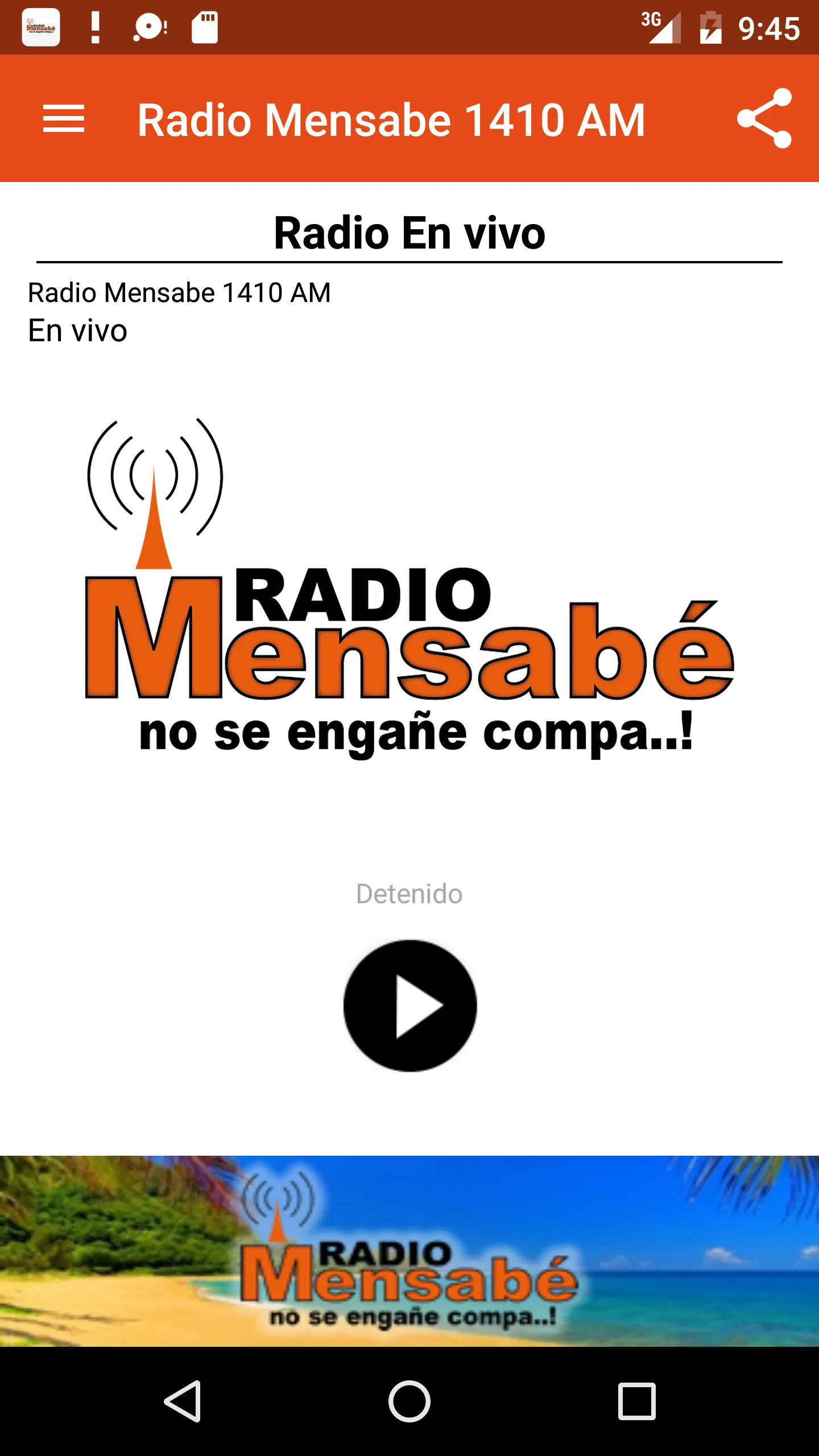 RADIO MENSABE | Indus Appstore | Screenshot