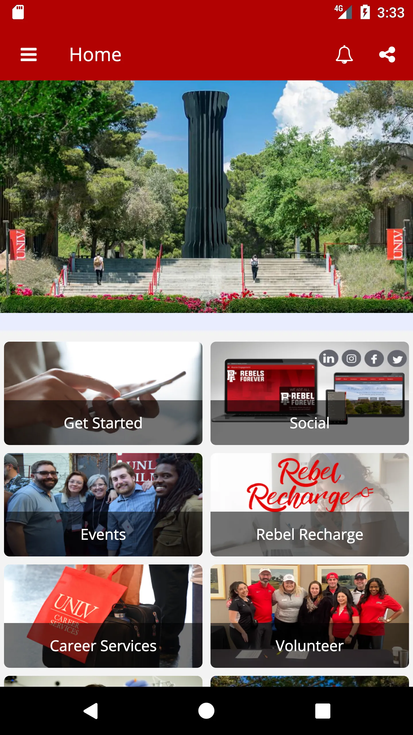 UNLV Alumni | Indus Appstore | Screenshot