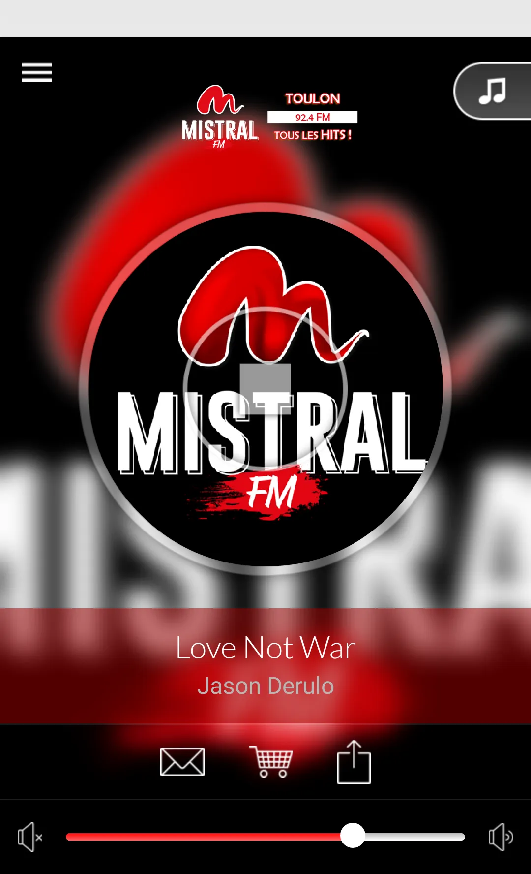 Mistral FM | Indus Appstore | Screenshot