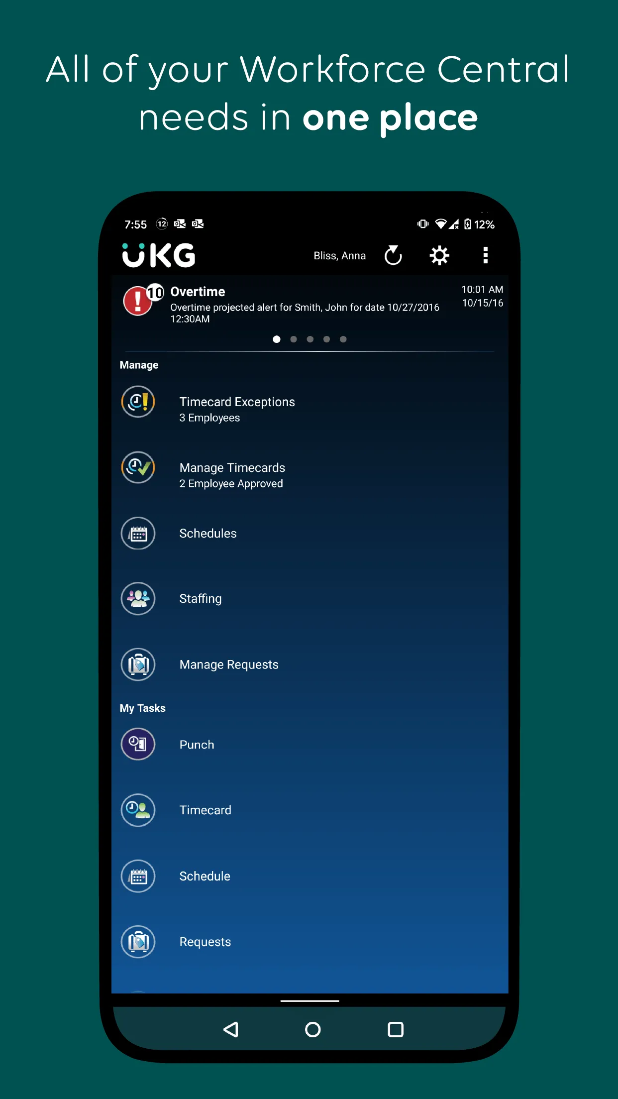 UKG Workforce Central | Indus Appstore | Screenshot