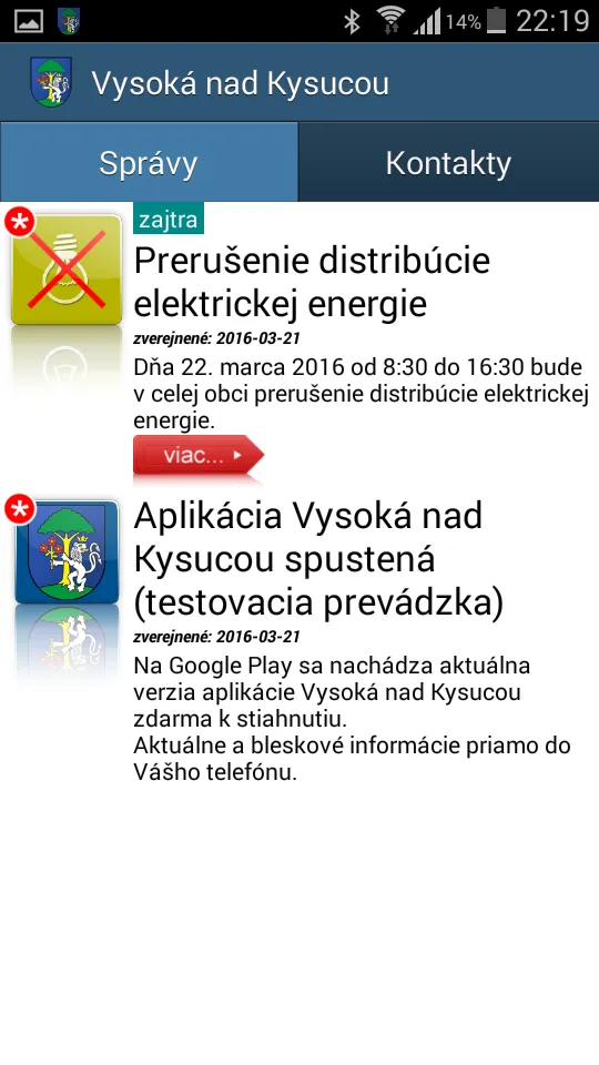 Vysoká nad Kysucou | Indus Appstore | Screenshot