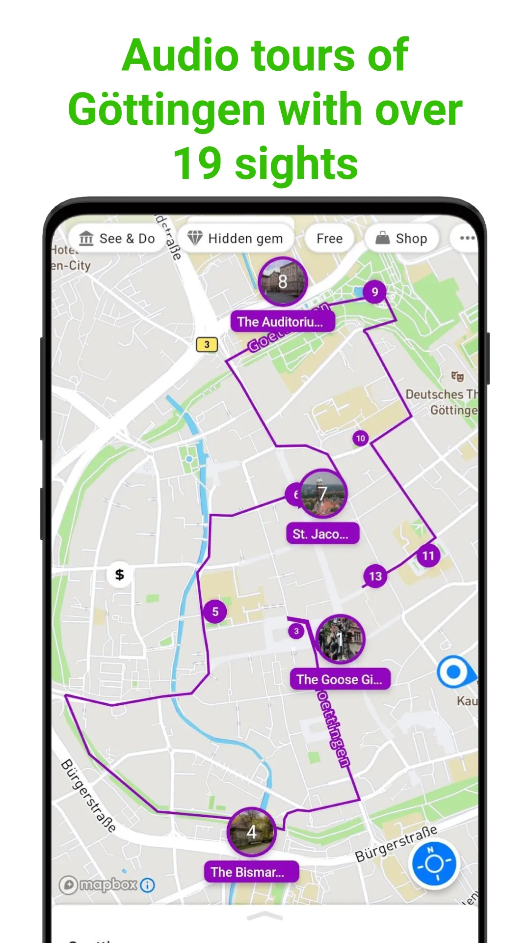 Göttingen SmartGuide | Indus Appstore | Screenshot