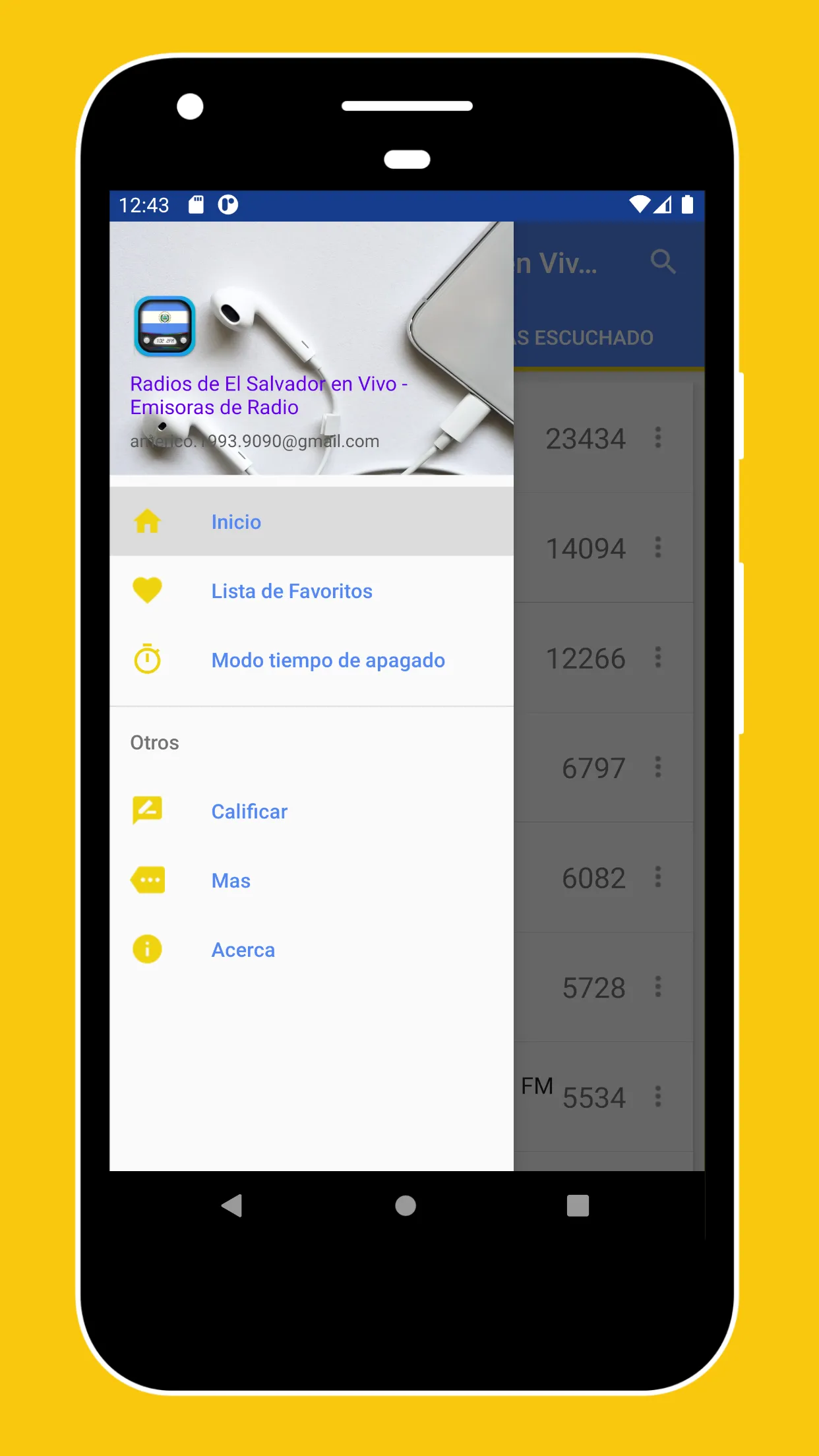 Radio El Salvador + Radio FM | Indus Appstore | Screenshot