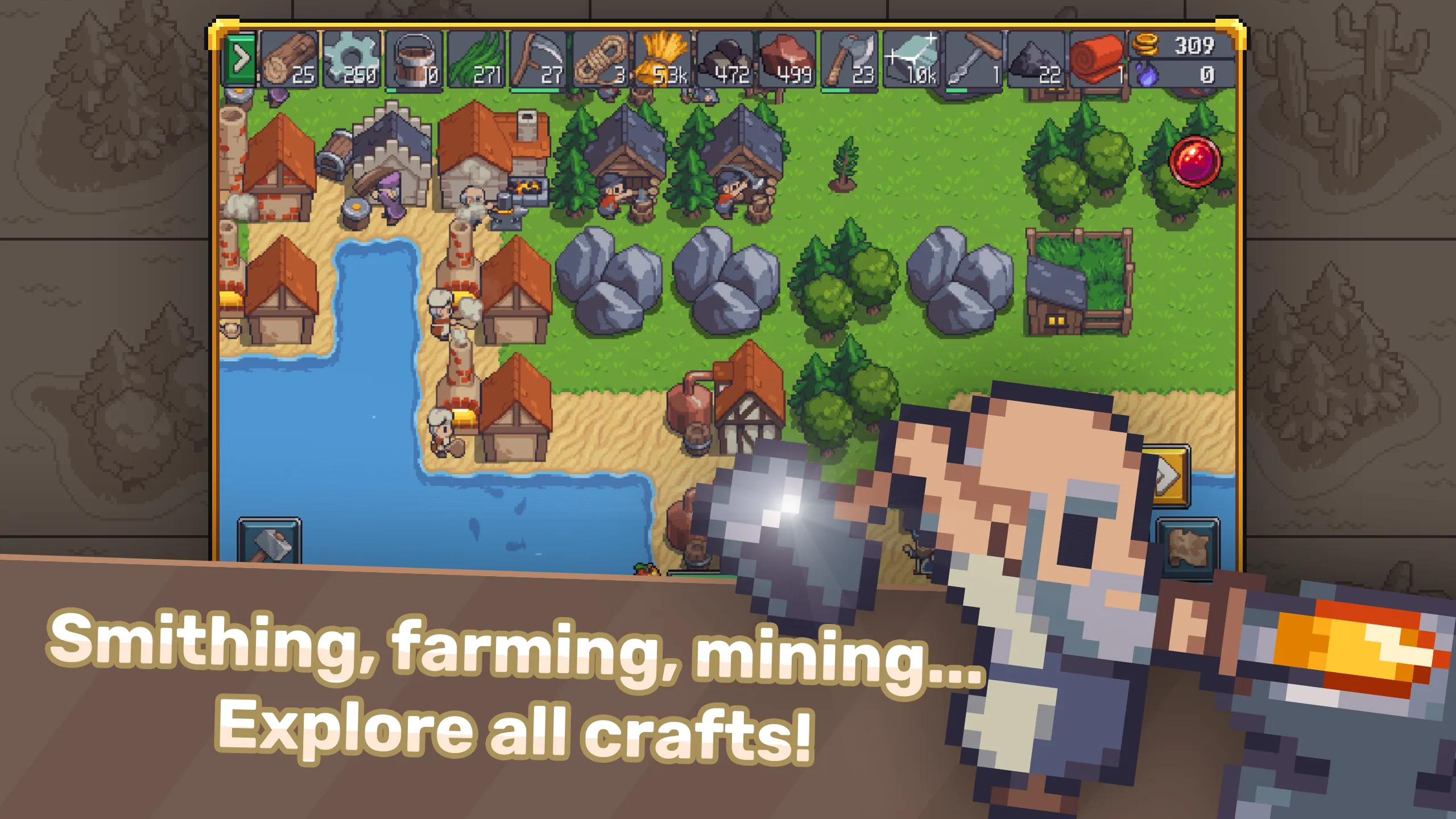 Tap Craft: Mine Survival Sim | Indus Appstore | Screenshot