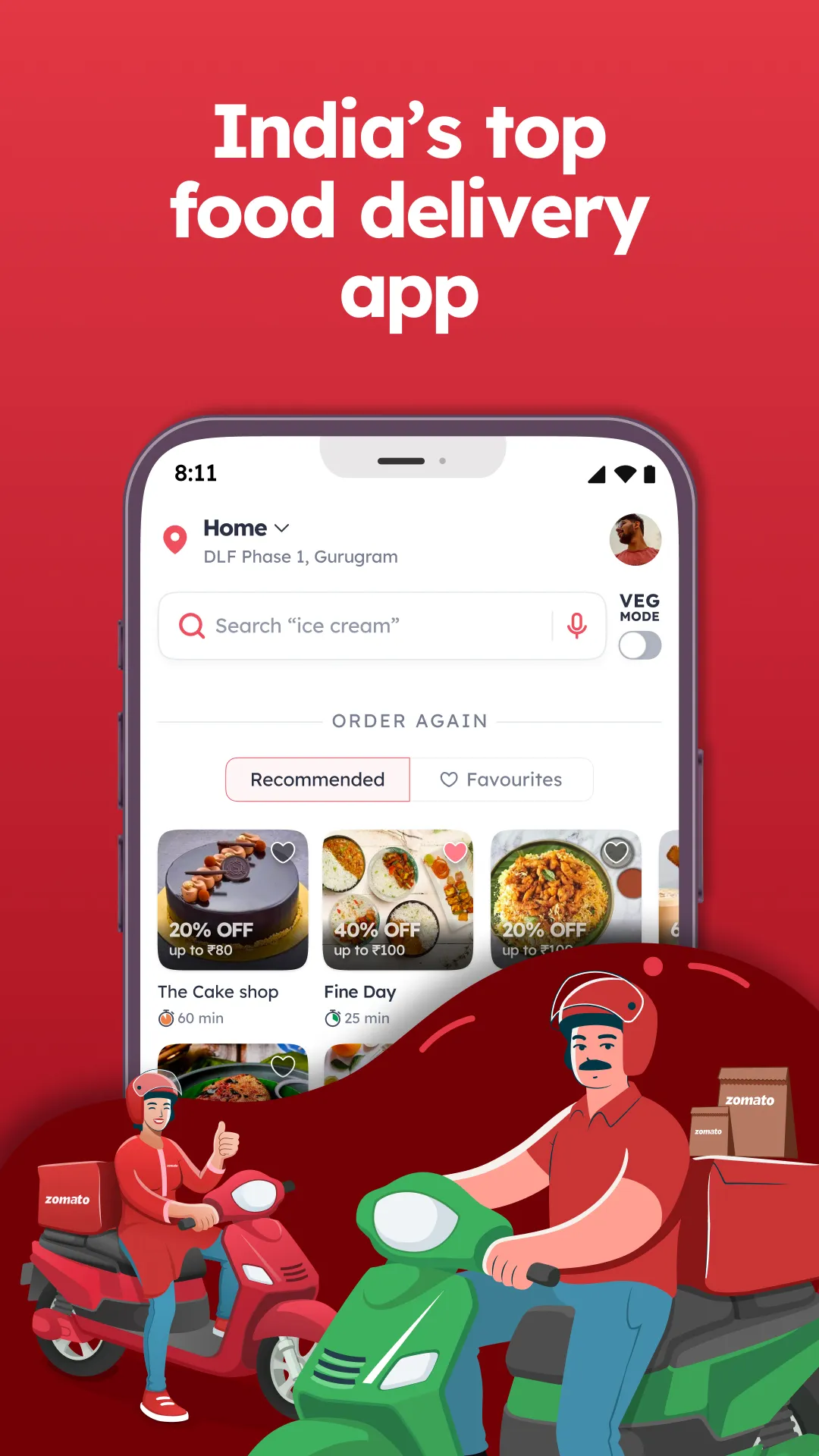 Zomato: Food Delivery & Dining | Indus Appstore | Screenshot