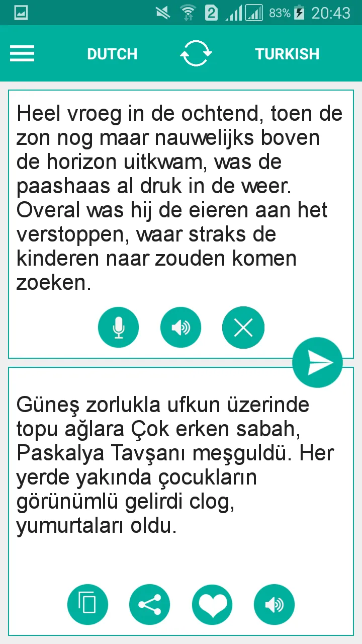 Turkish Dutch Translator | Indus Appstore | Screenshot