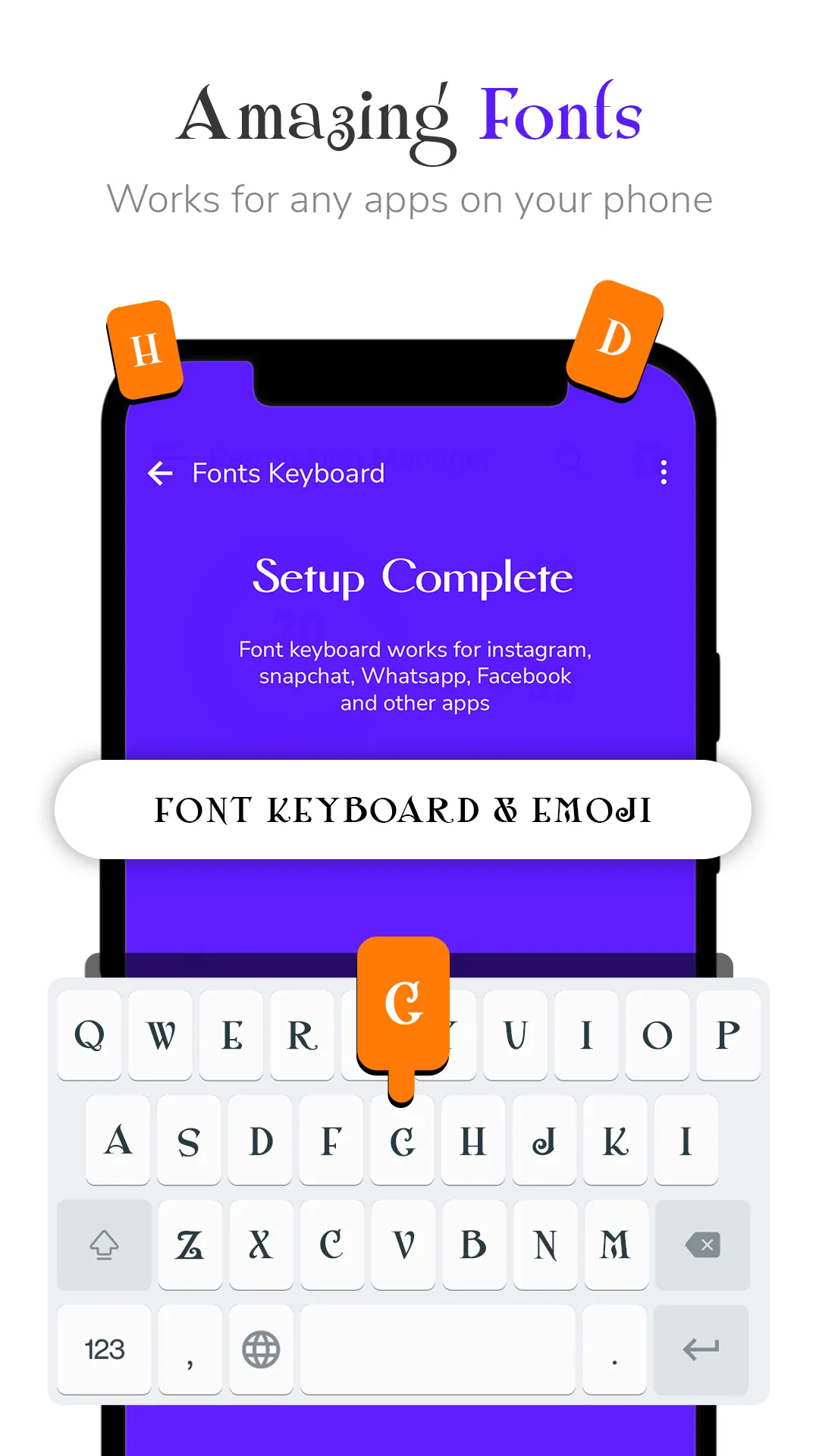 Fonts Keyboard | Indus Appstore | Screenshot