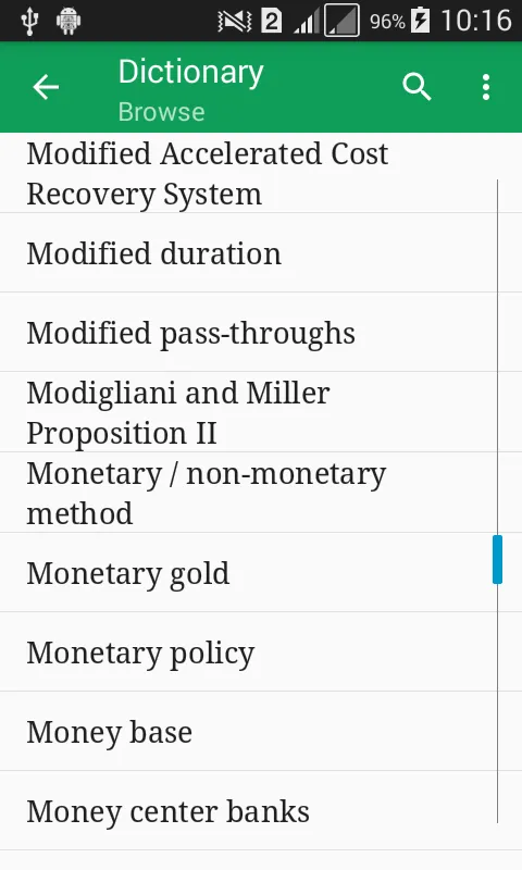 Accounting Dictionary Offline | Indus Appstore | Screenshot