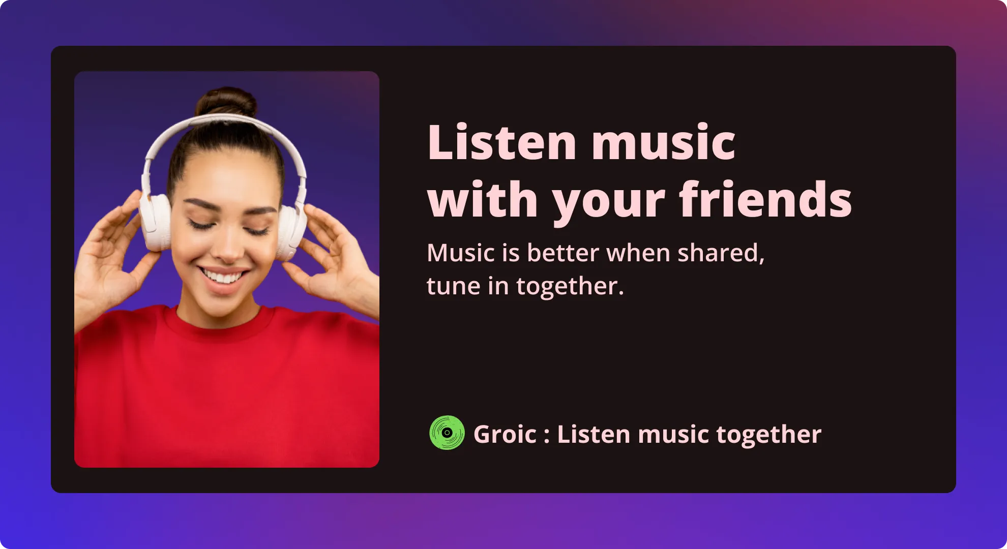 Groic - Listen music together | Indus Appstore | Screenshot
