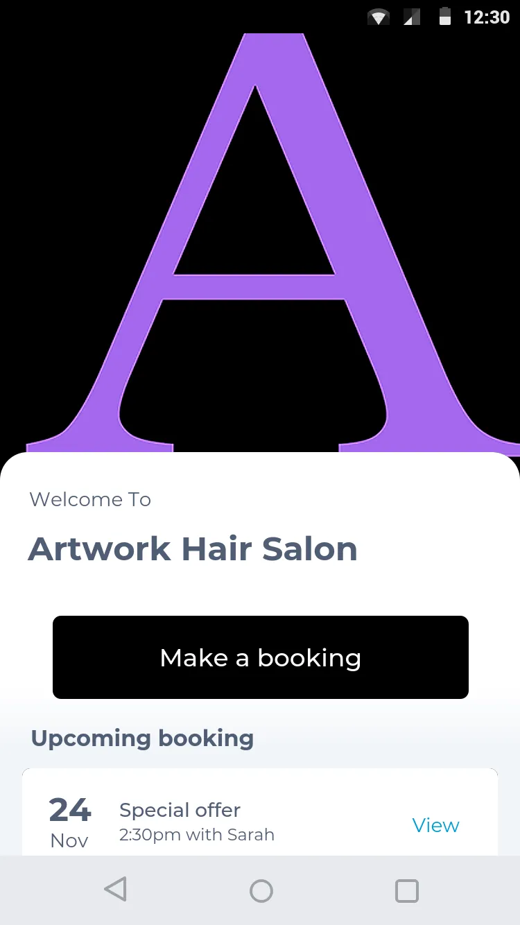 Artwork Hair Salon | Indus Appstore | Screenshot